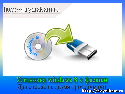 Установка windows с флешки